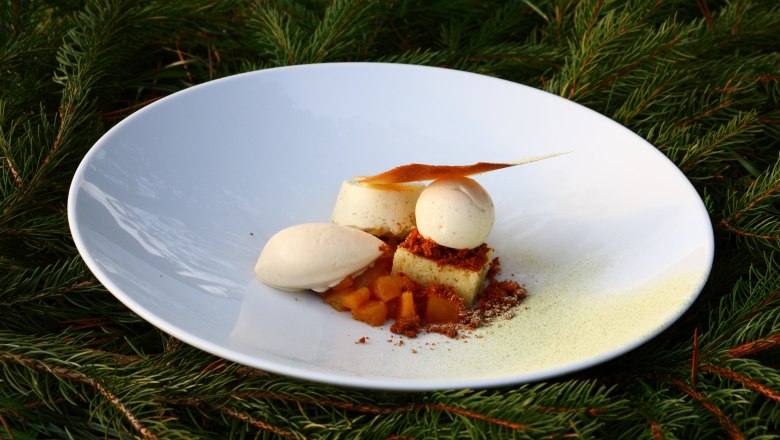 780x440_Speisen_Görg_Fichte_Quitte_Honig(c)restaurant_görg, © Restaurant Görg