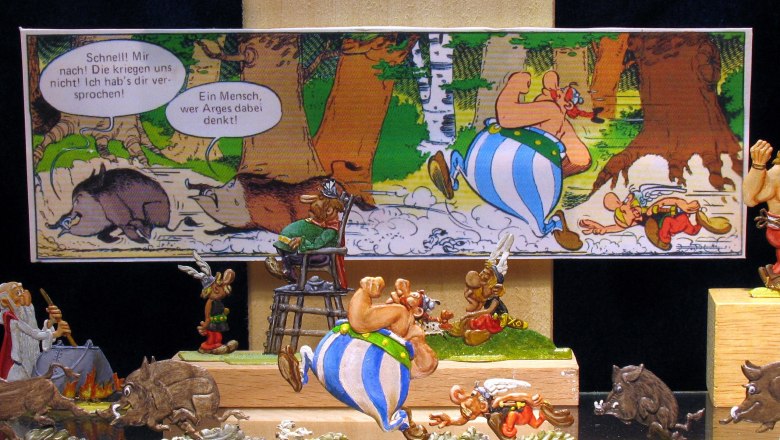 Comic-Figuren in der Zinnfigurenwelt, © Zinnfigurenwelt Katzelsdorf