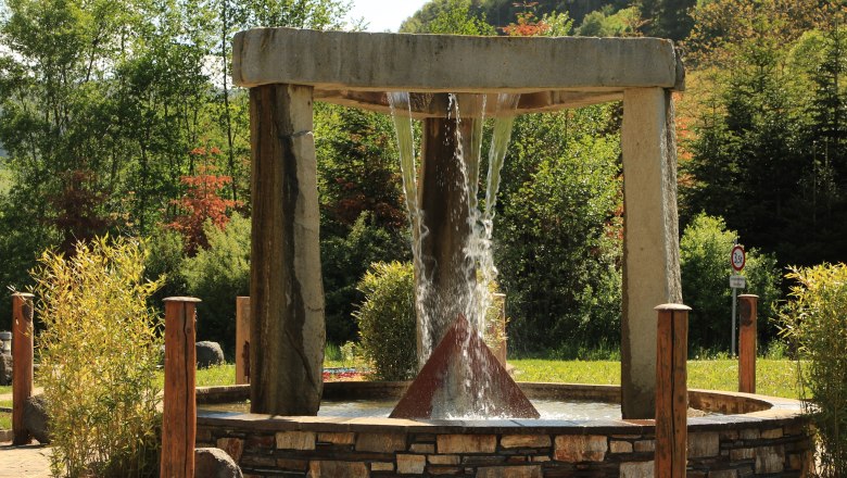 Springbrunnen im Keltenpark, © Marktgemeinde Schwarzenbach, Helmut Karner