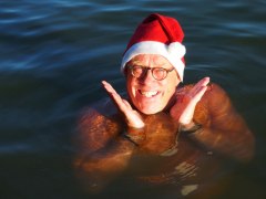 Herbert Steinböck im Wasser, © ©Petra Müller-Steinböck