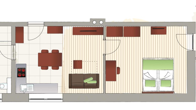 Ground plan Top 13, © Mattone GmbH