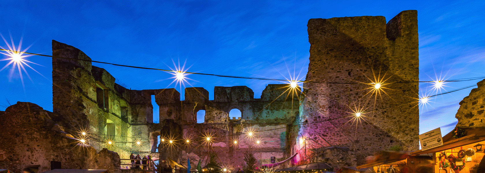 Advent auf der Burgruine Kirchschlag, © Wiener Alpen, Christian Kremsl