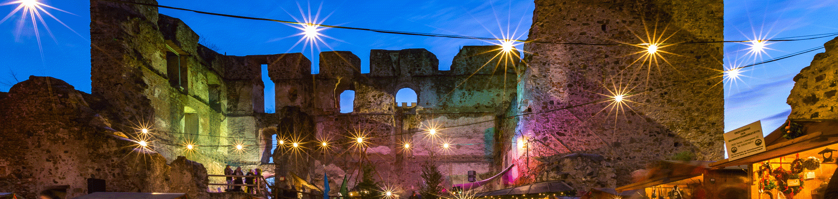 Advent auf der Burgruine Kirchschlag, © Wiener Alpen, Christian Kremsl